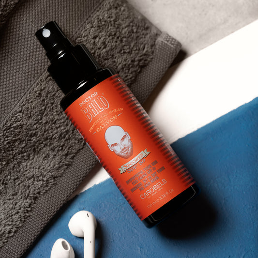 DR. BALD – UNSICHTBARES SONNENSPRAY FÜR GLATZE – SPF 50